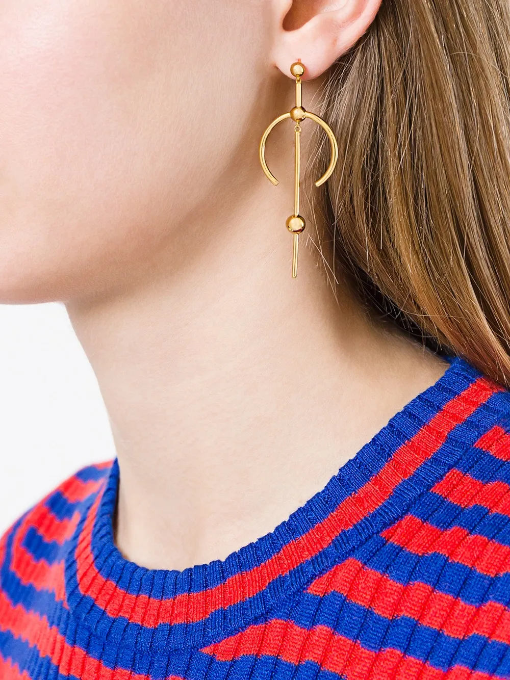Women Maria Black 'Hydra' Medium Hoop Earring 2 Women Maria Black 'Hydra' Medium Hoop Earring - Image 2