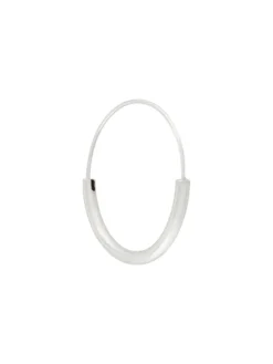 Women Maria Black Medium Serendipity Hoop Earring