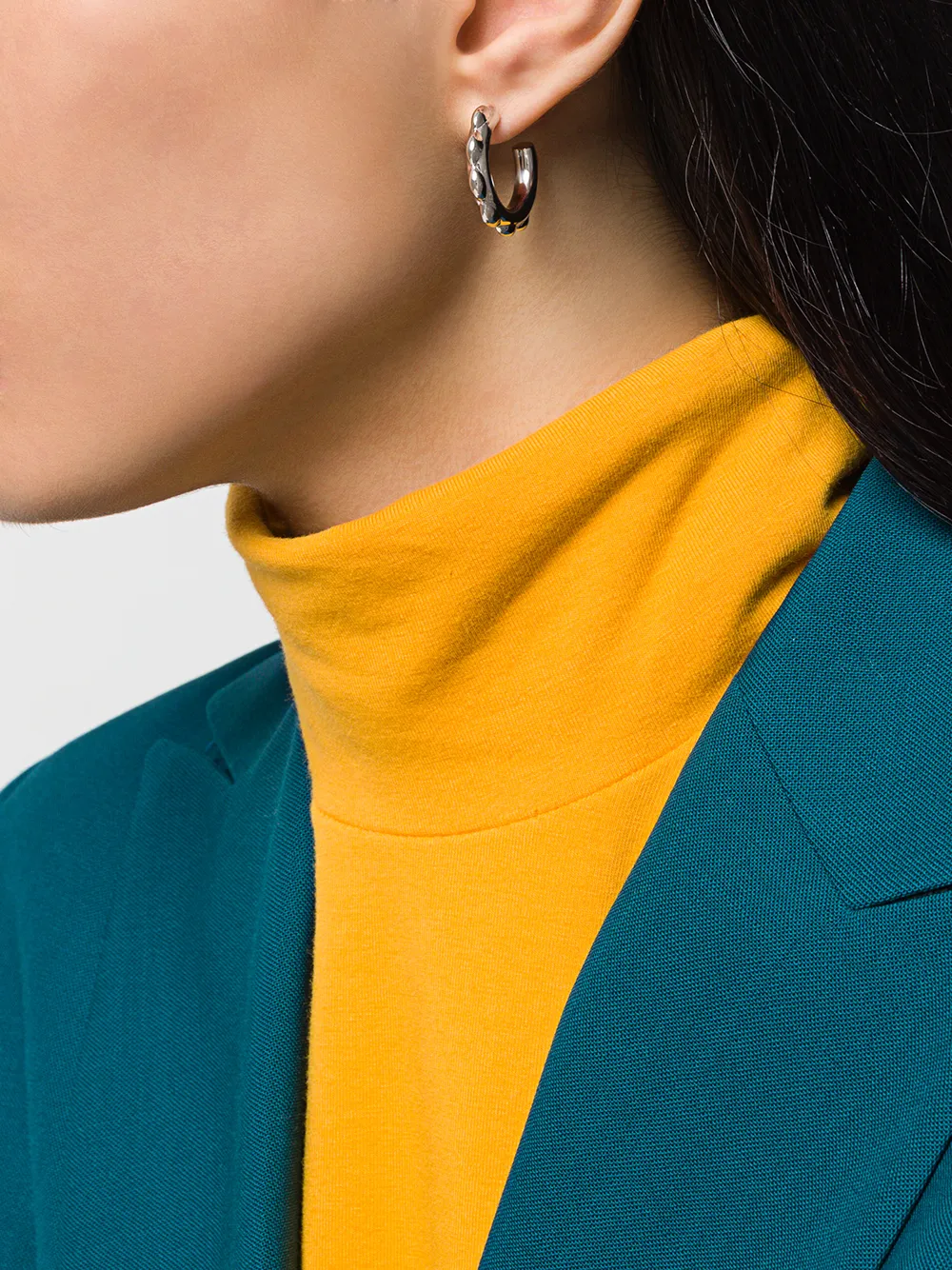 Women Maria Black Poppy Earring 2 Women Maria Black Poppy Earring - Image 2