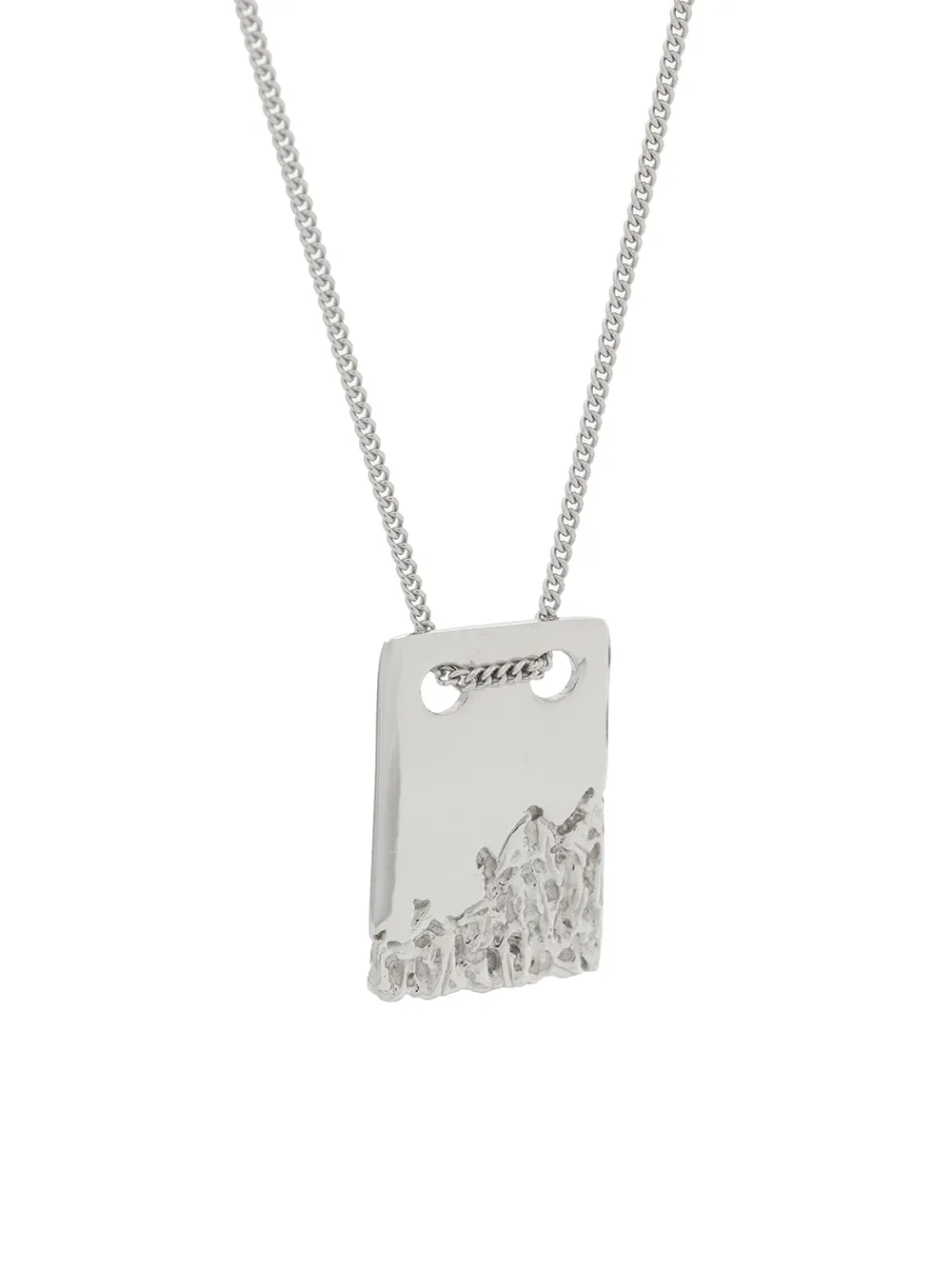 Women Maria Black Rock Tag Necklace 3 Women Maria Black Rock Tag Necklace - Image 3