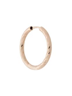 Women Maria Black 14kt Yellow Gold Alba Hoop Earring