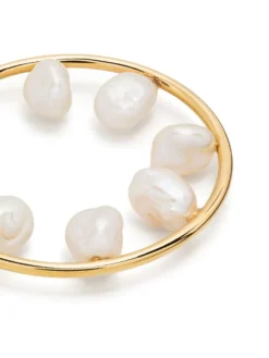 Women Maria Black Baroque Hoop 35 Earring -Maria Black 13958949 40954781 1000