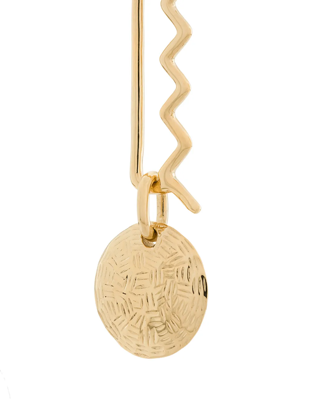 Women Maria Black Moneta Drop Single Earring 3 Women Maria Black Moneta Drop Single Earring - Image 3