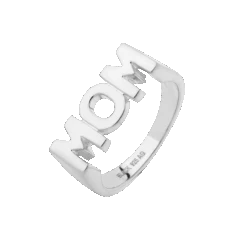 Maria Black Mom Ring