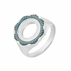 Maria Black Moss Ocean Ring