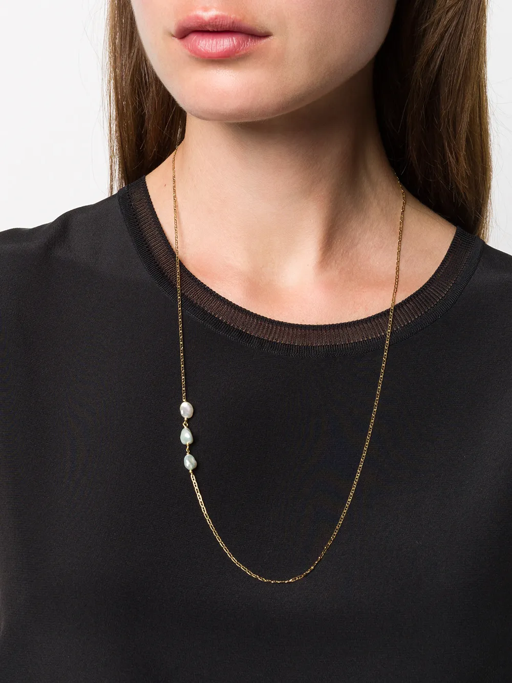 Women Maria Black Tessoro Pearl Necklace 2 Women Maria Black Tessoro Pearl Necklace - Image 2