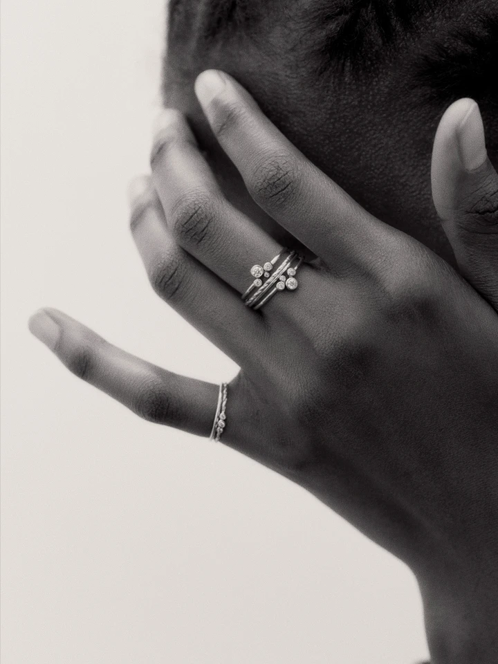 Maria Black Diamond Cut Ring 5 Maria Black Diamond Cut Ring - Image 5