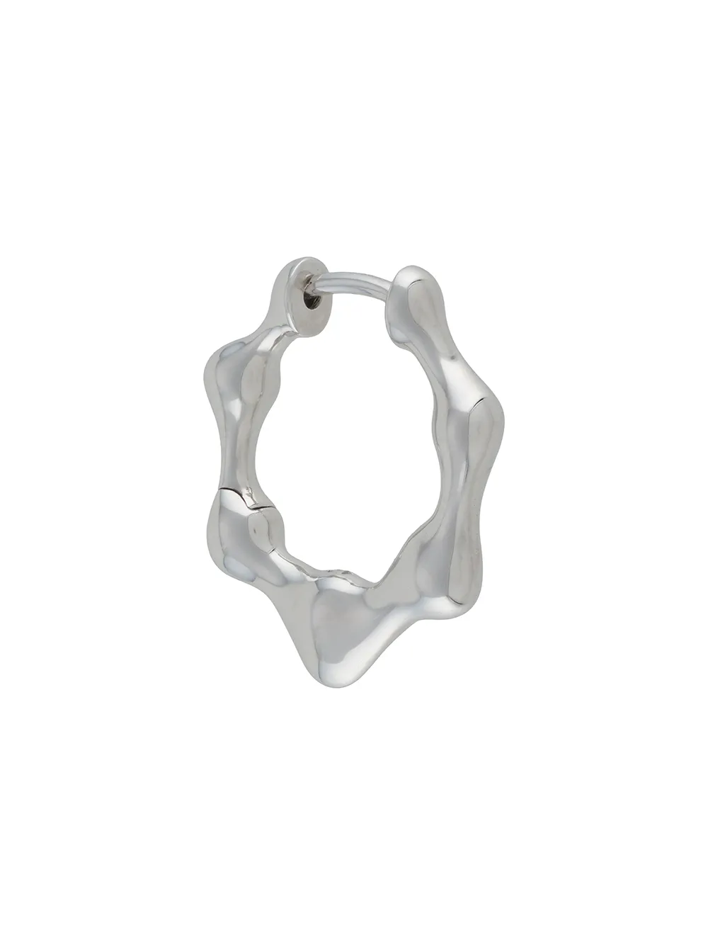 Women Maria Black Milla 11mm Huggie Earring 1 Women Maria Black Milla 11mm Huggie Earring