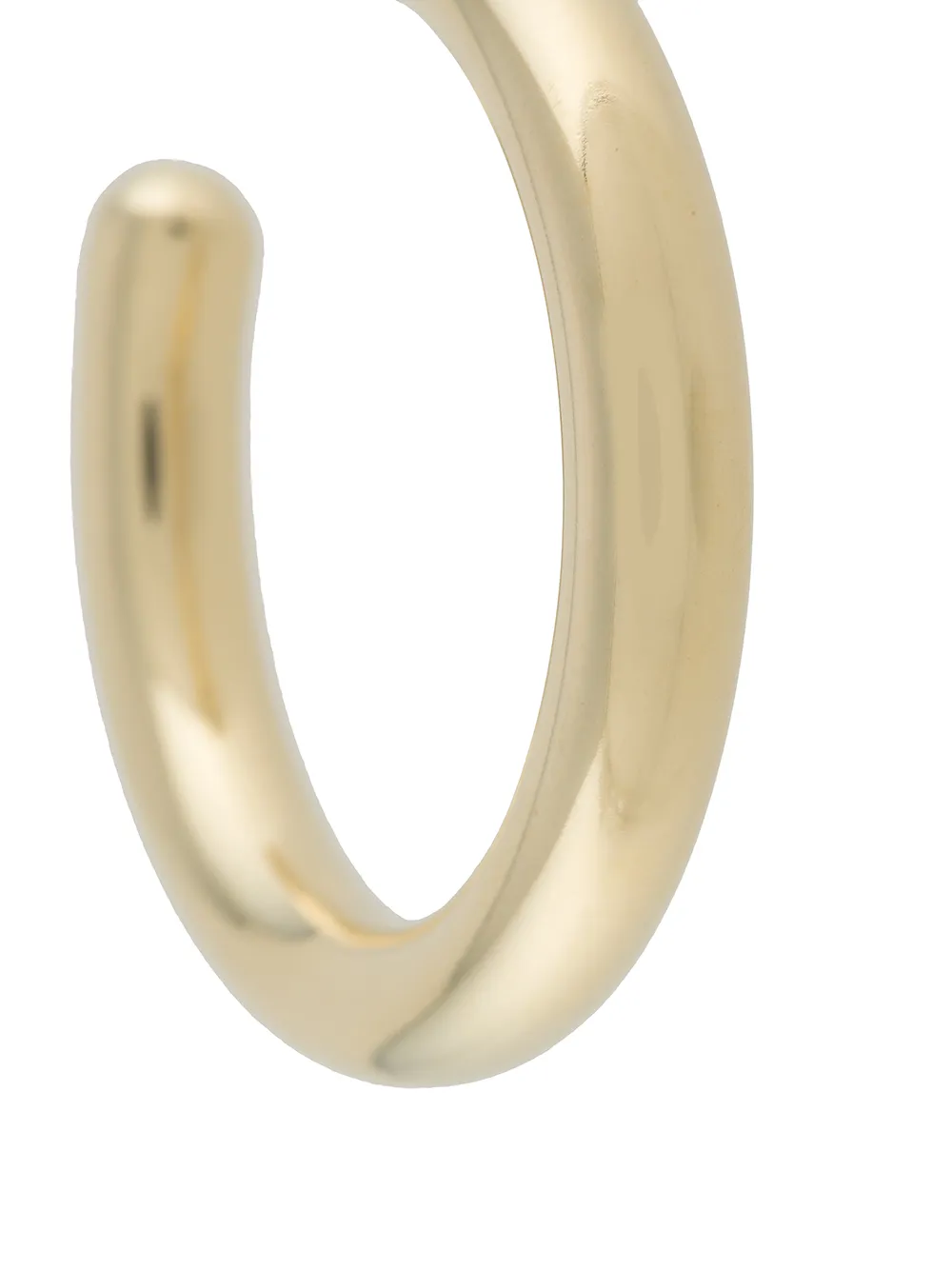 Women Maria Black Ruby 35 Hoop Earrings 3 Women Maria Black Ruby 35 Hoop Earrings - Image 3