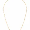 Women Maria Black Gemma Gold-plated Sterling Silver Necklace