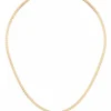 Women Maria Black Saffi 43" Gold-plated Sterling Silver Necklace