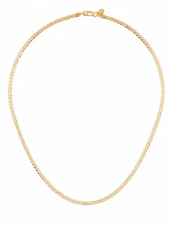 Women Maria Black Saffi 43" Gold-plated Sterling Silver Necklace