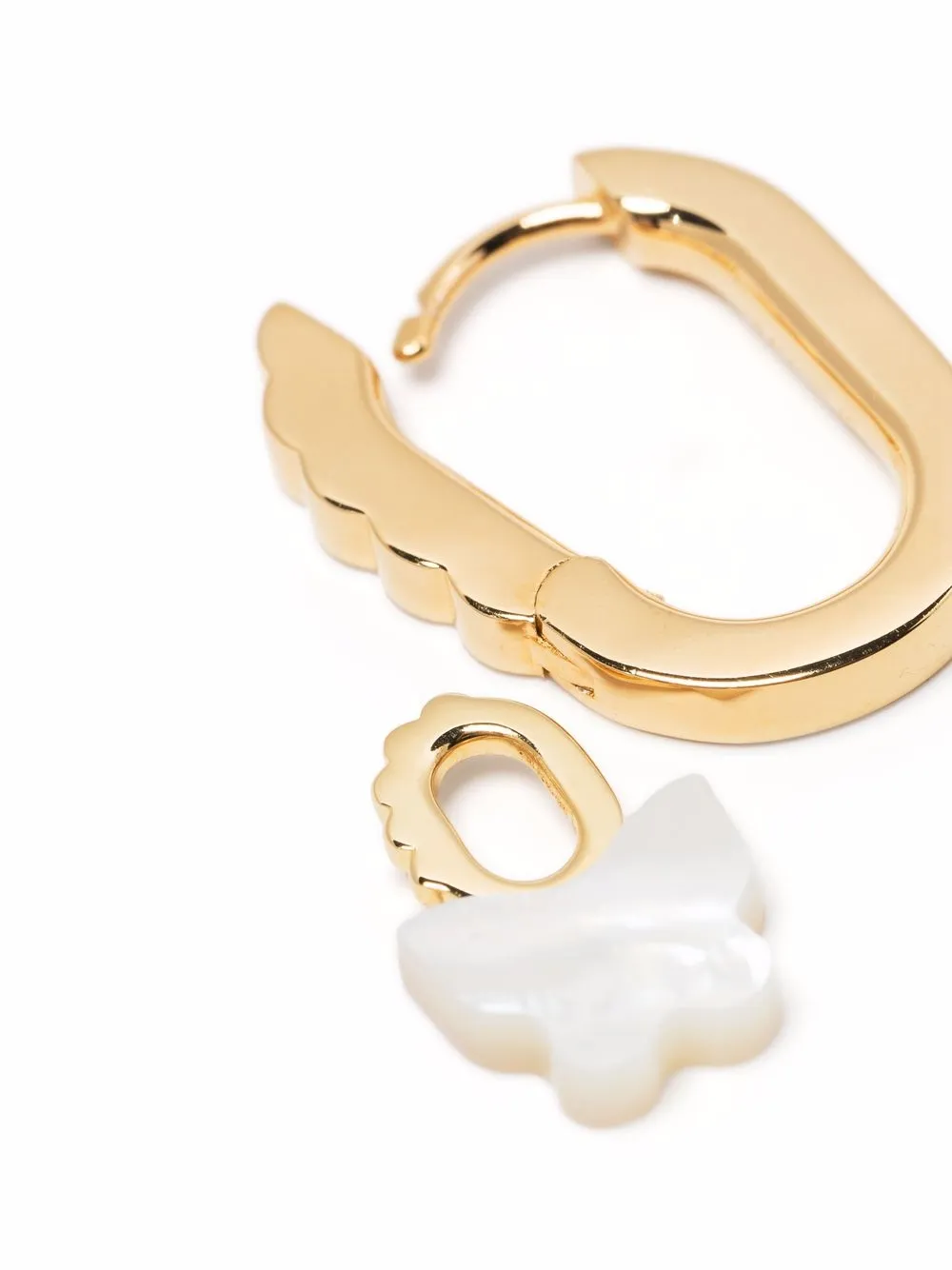 Women Maria Black Goodness Huggie Hoop Earring 3 Women Maria Black Goodness Huggie Hoop Earring - Image 3