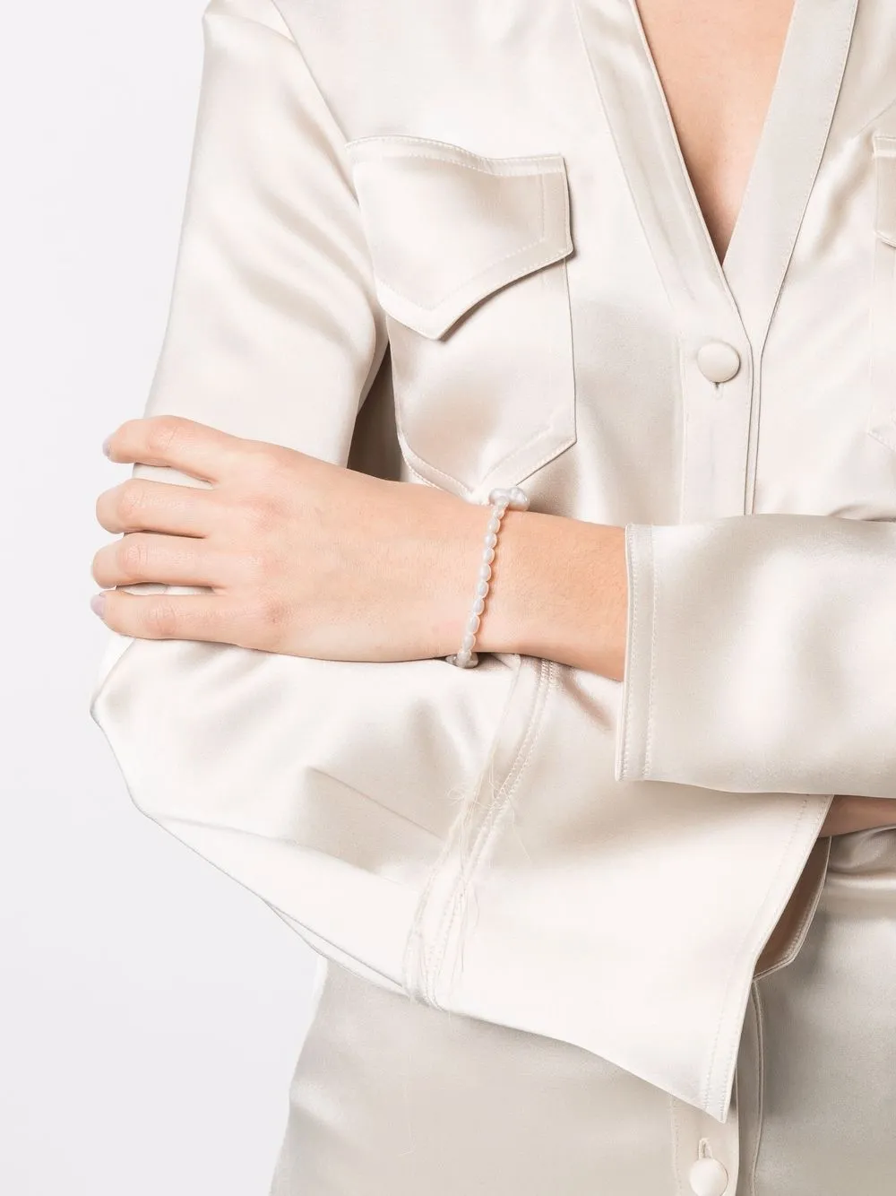 Women Maria Black Martini Pearl Bracelet 2 Women Maria Black Martini Pearl Bracelet - Image 2