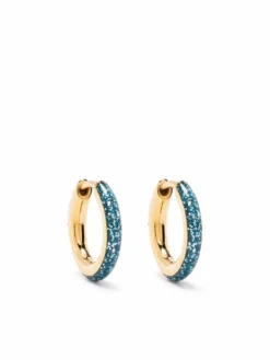 Women Maria Black Kate Ocean Hoop Earrings