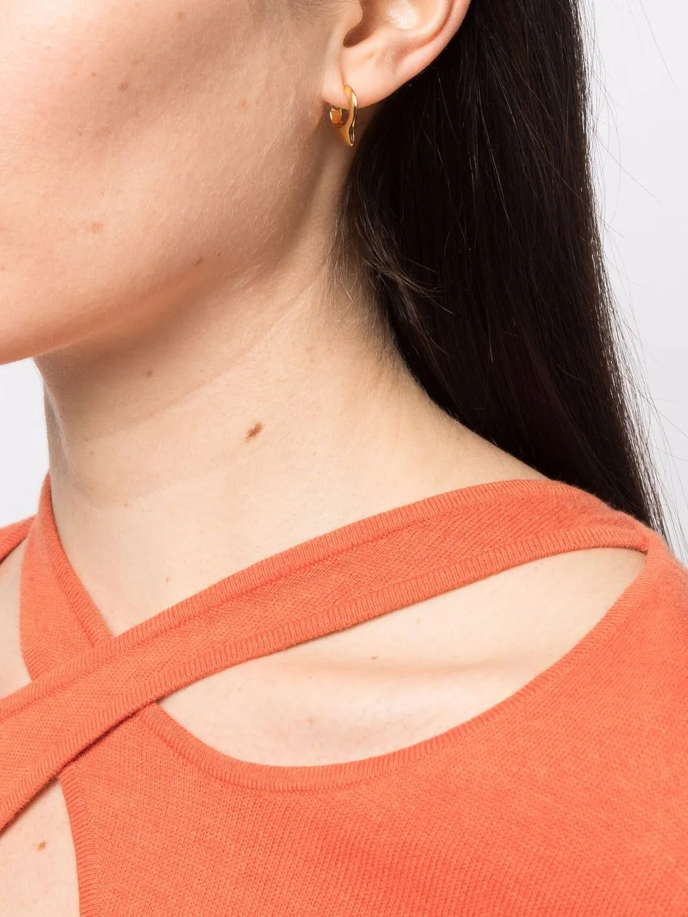 Women Maria Black Fiona Huggies Hoop Earrings 2 Women Maria Black Fiona Huggies Hoop Earrings - Image 2