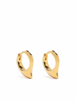 Women Maria Black Fiona Huggies Hoop Earrings