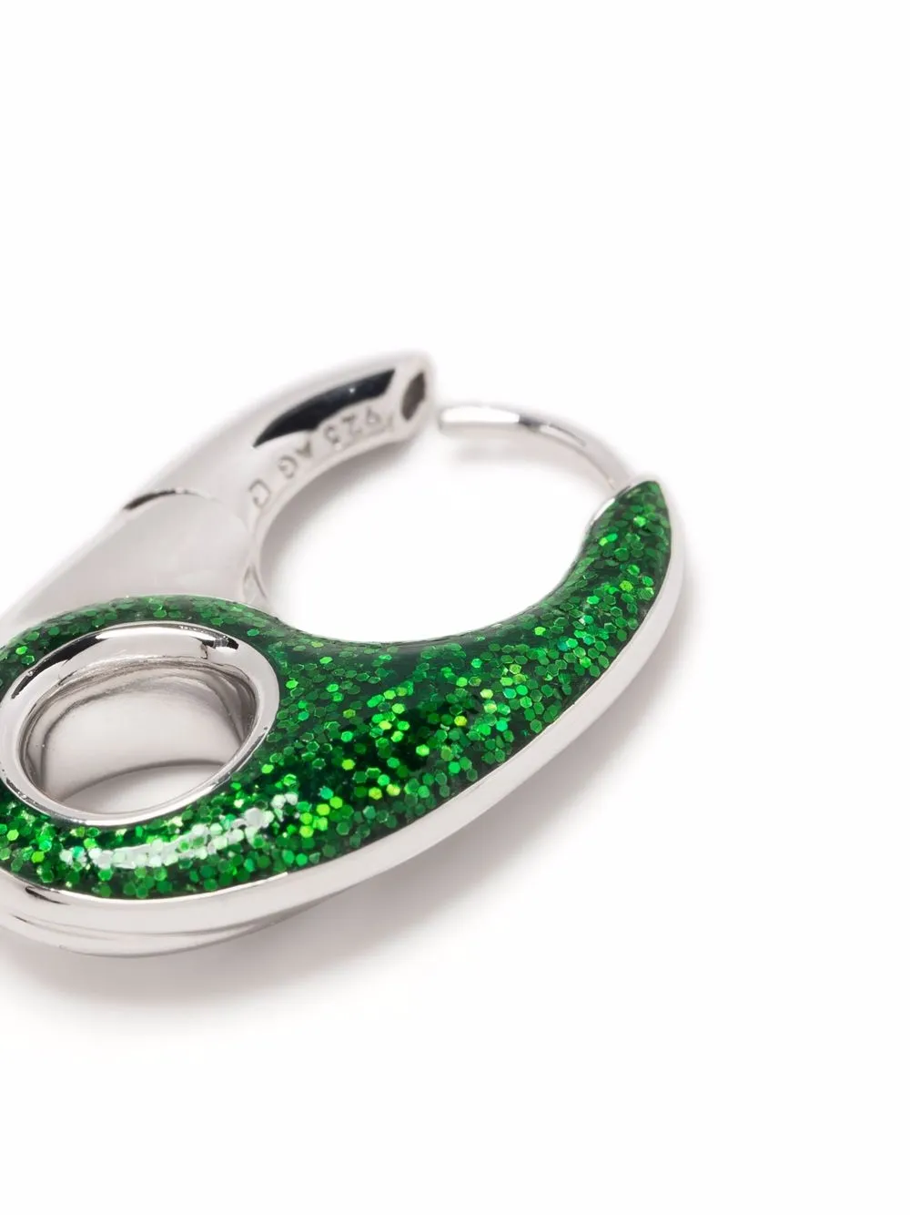 Women Maria Black Vogue Glitter-detail Earring 3 Women Maria Black Vogue Glitter-detail Earring - Image 3