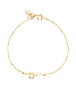 Women Maria Black Nasima Yellow-gold Plated Bracelet