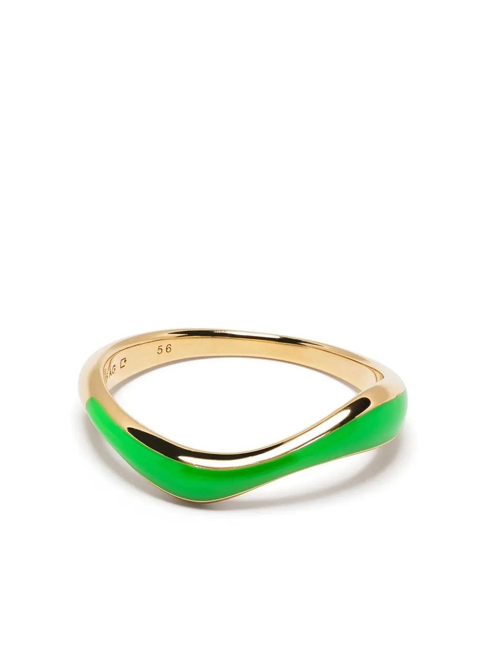 Women Maria Black Aura Wave Ring 1 Women Maria Black Aura Wave Ring