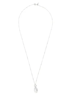 Women Maria Black Twister Rhodium Plating Necklace -Maria Black 19093364 42909783 1000