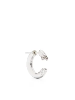 Women Maria Black Terra 14 Single Hoop Earring