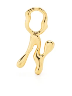 Women Maria Black Fluent Letter N Charm