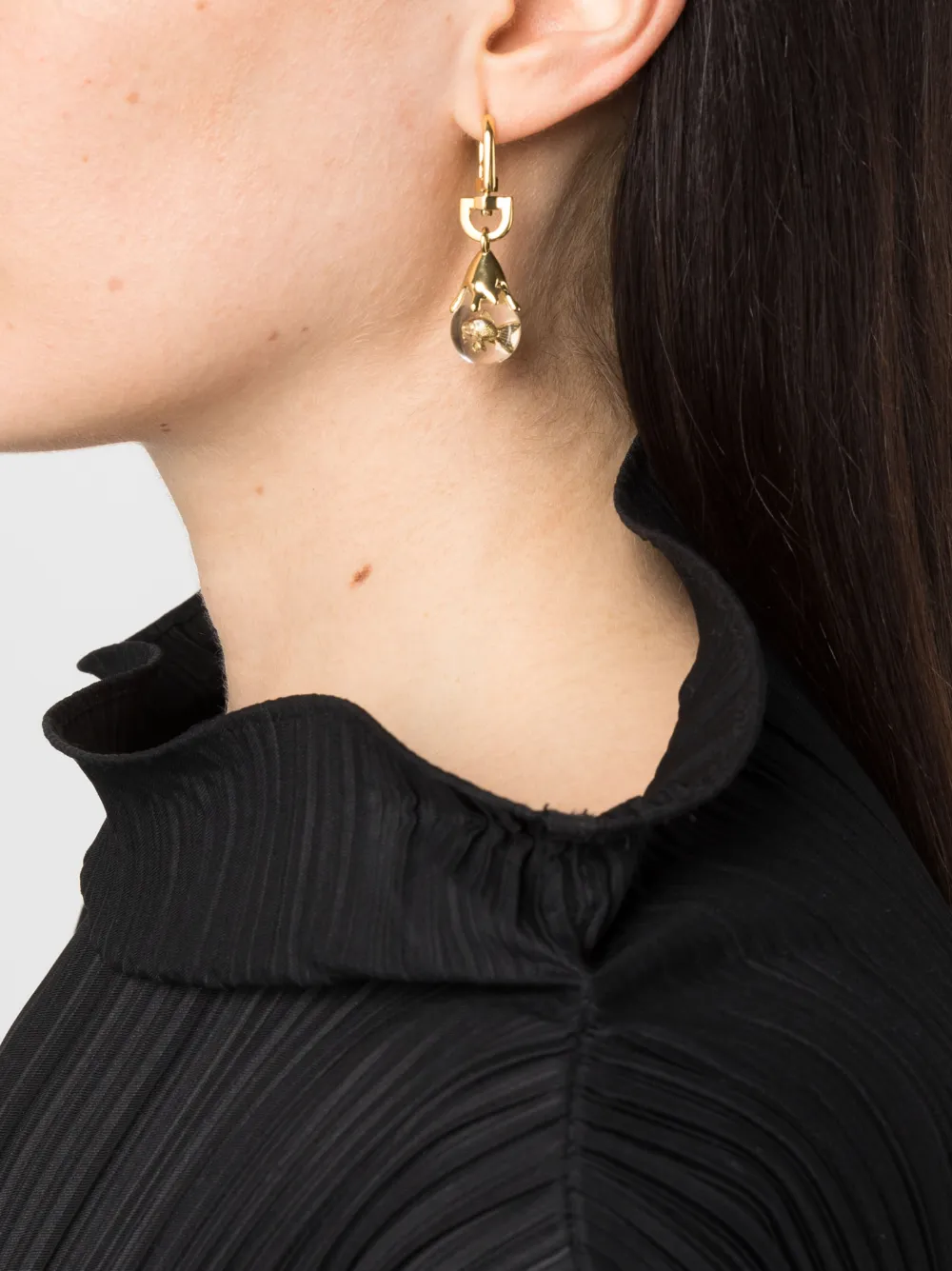 Women Maria Black Marina Single Earring 2 Women Maria Black Marina Single Earring - Image 2