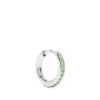 Women Maria Black Mica 8 Single Hoop Earring