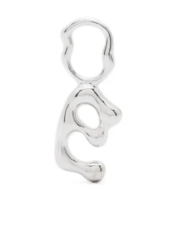 Women Maria Black Fluent Letter E Charm