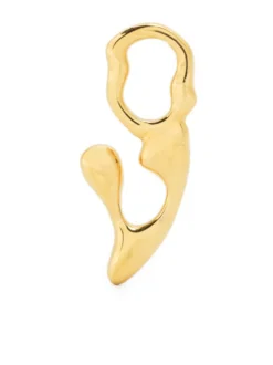 Women Maria Black Fluent Letter V Charm