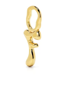 Women Maria Black Fluent Letter F Plated Charm