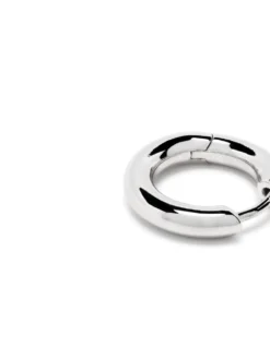 Women Maria Black Silver Slate 10 Huggie -Maria Black 19122182 44296359 1000