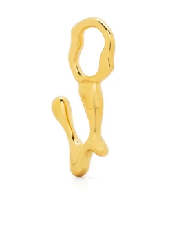 Women Maria Black Fluent Letter U Plated Charm