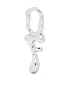 Women Maria Black Fluent Letter F Silver Charm