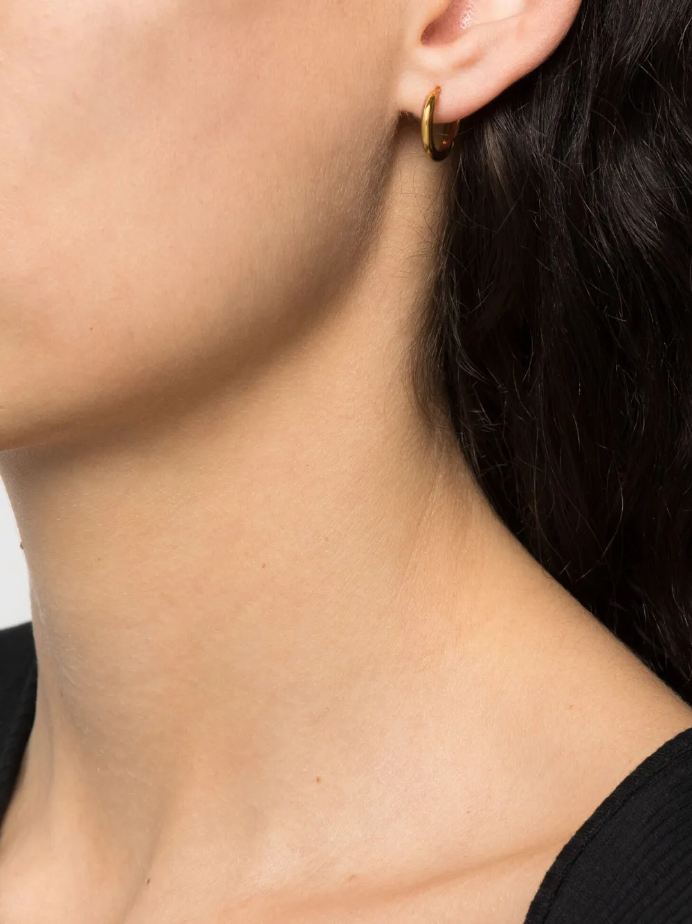 Women Maria Black Marco 10 Huggie Hoop Earring 2 Women Maria Black Marco 10 Huggie Hoop Earring - Image 2