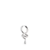 Women Maria Black Drop-design Small Hoop Earring