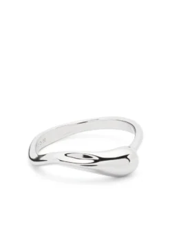 Women Maria Black Ember Polished-finish Ring