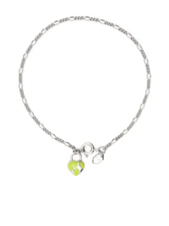 Women Maria Black Halo Heart-charm Braclet