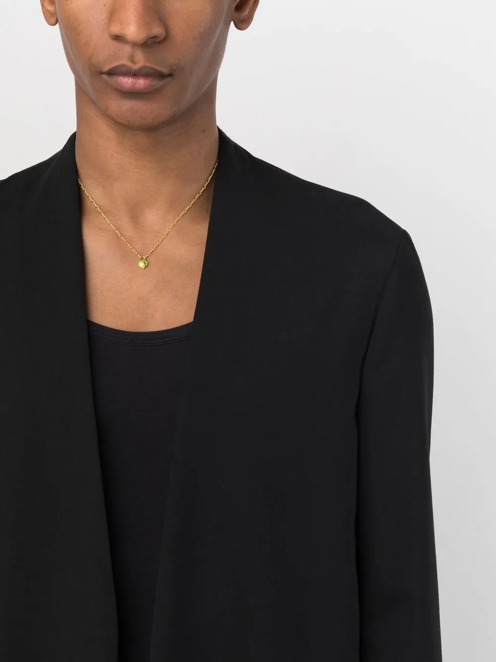 Women Maria Black Halo Heart-pendant Necklace 2 Women Maria Black Halo Heart-pendant Necklace - Image 2