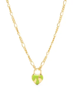 Women Maria Black Halo Heart-pendant Necklace