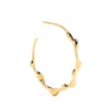 Women Maria Black Gold Nuri 35 Hoop Earring