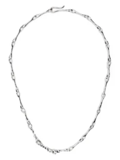Women Maria Black Dogbane Sterling Silver Necklace