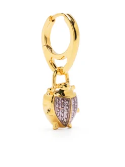 Women Maria Black Sterling Silver Blister Earring