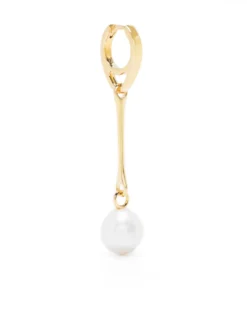 Women Maria Black Squash Pearl Drop Earring
