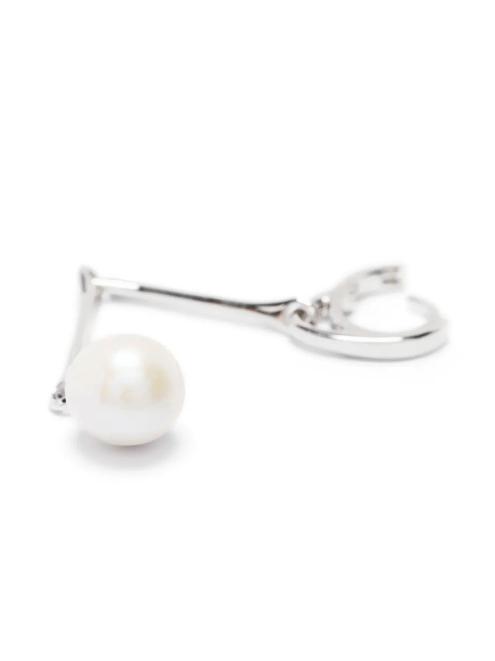 Women Maria Black Star Pearl Drop Earring 3 Women Maria Black Star Pearl Drop Earring - Image 3