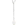 Women Maria Black Star Pearl Drop Earring