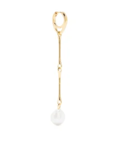 Women Maria Black Stag Pearl Drop Earring