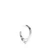 Women Maria Black Sterling-silver Hoop Earring