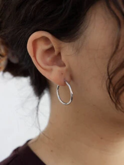 Maria Black Francisca 22 Hoop -Maria Black 382 3bce5064ea francisca 22 hoop silver 2 original